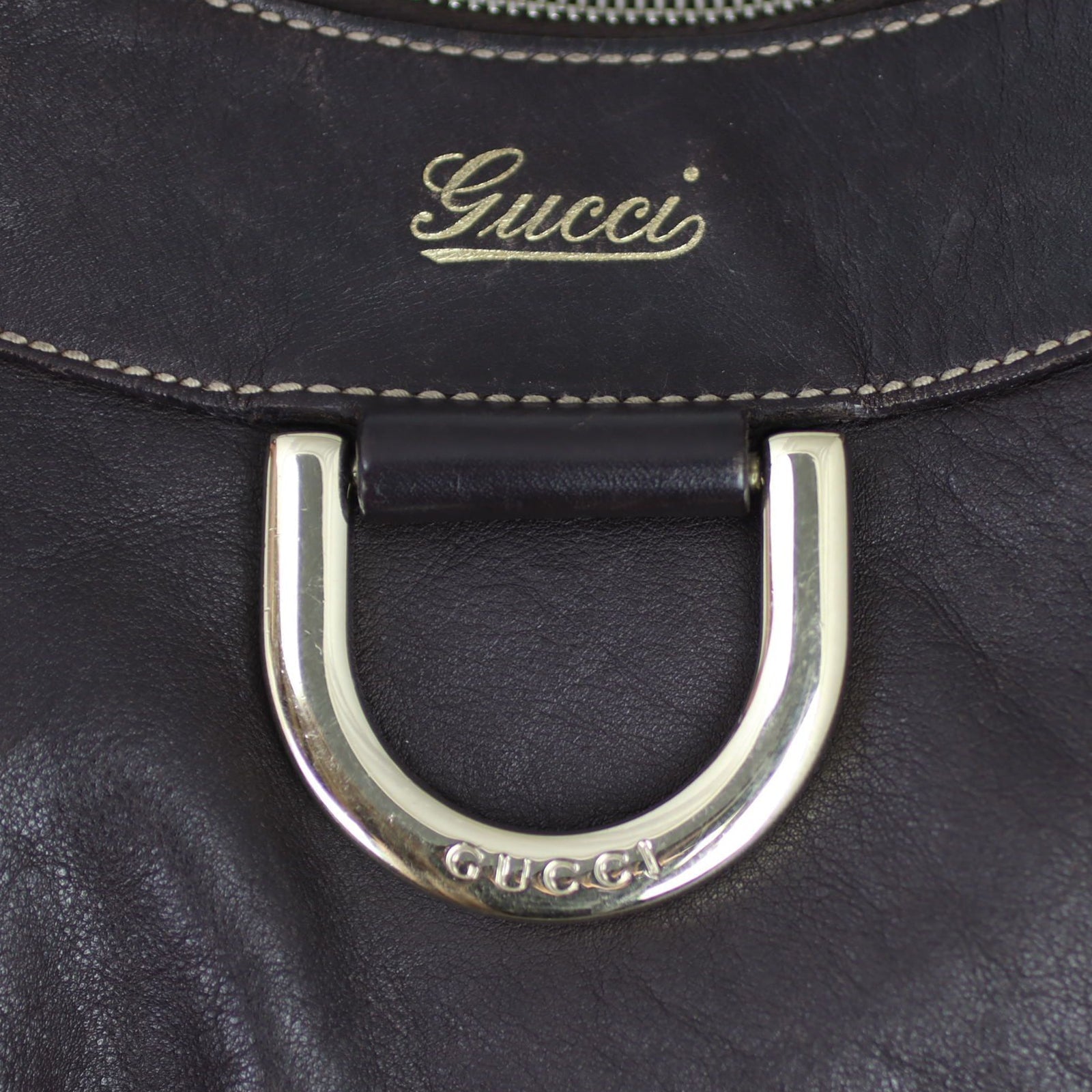Gucci Abbey D-Ring Leather Hobo
