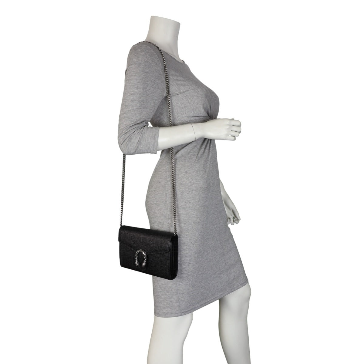 Gucci Dionysus Mini Leather Chain Wallet