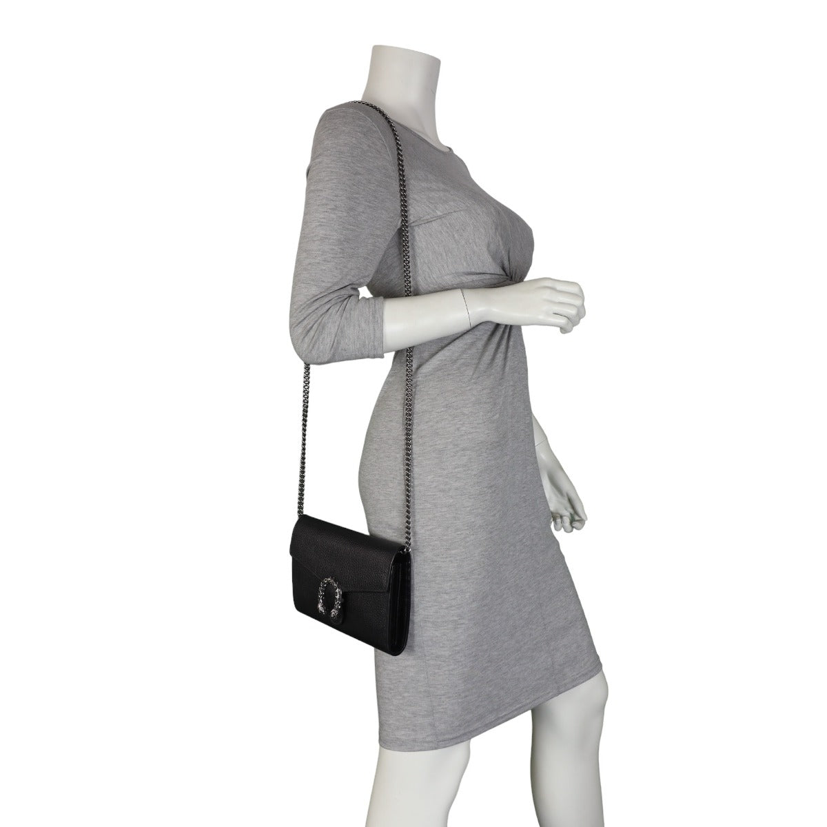 Gucci Dionysus Mini Leather Chain Wallet