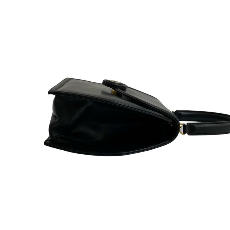 Tiffany & Co Logo Hardware Leather 2-Way Handbag