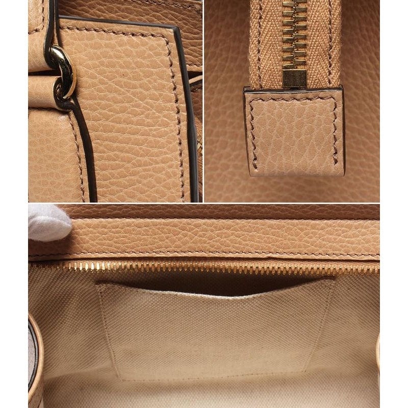 Gucci 2-Way Shoulder Bag Handbag Crossbody Interlocking Soho