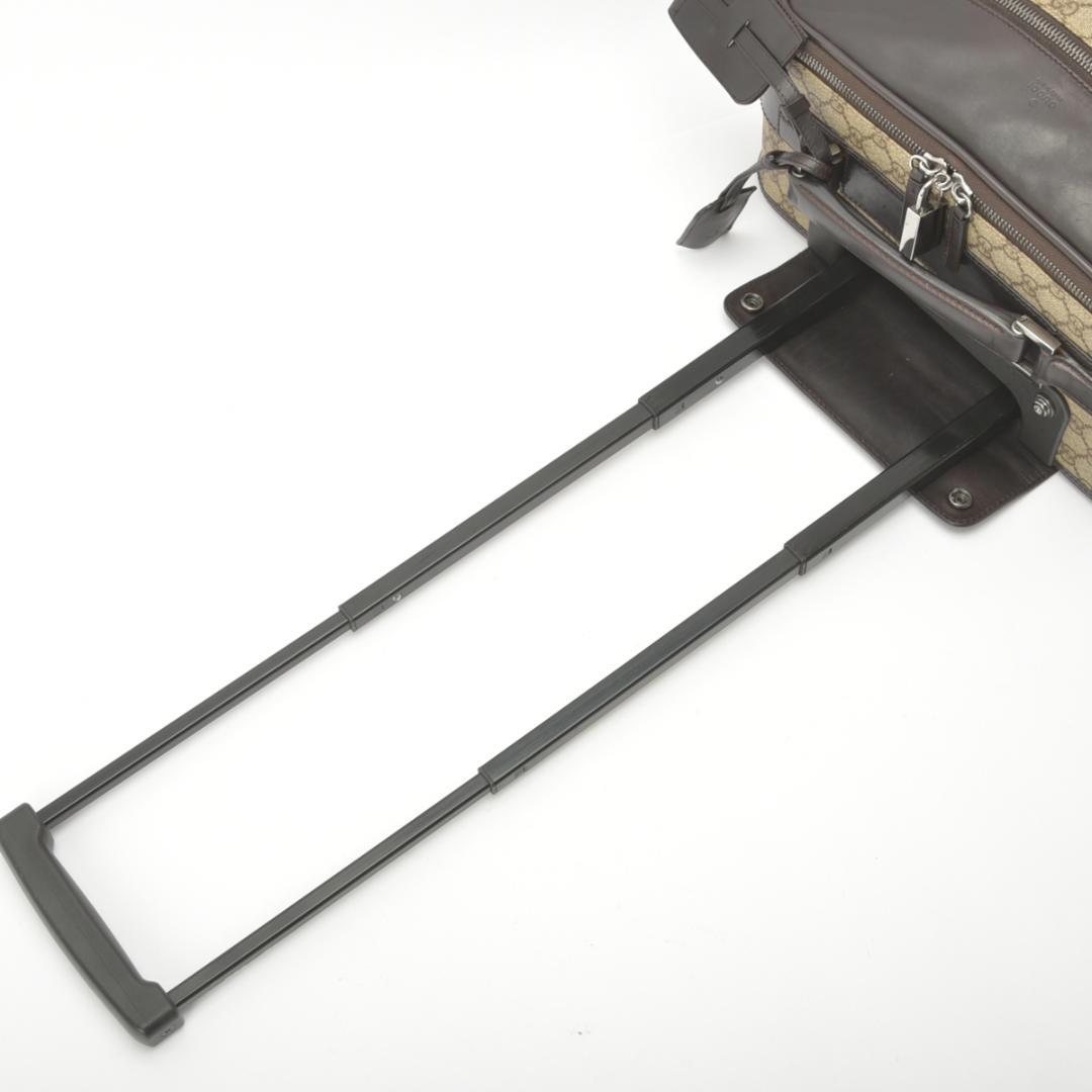 Gucci GG Supreme Travel Bag Suitcase Beige Brown