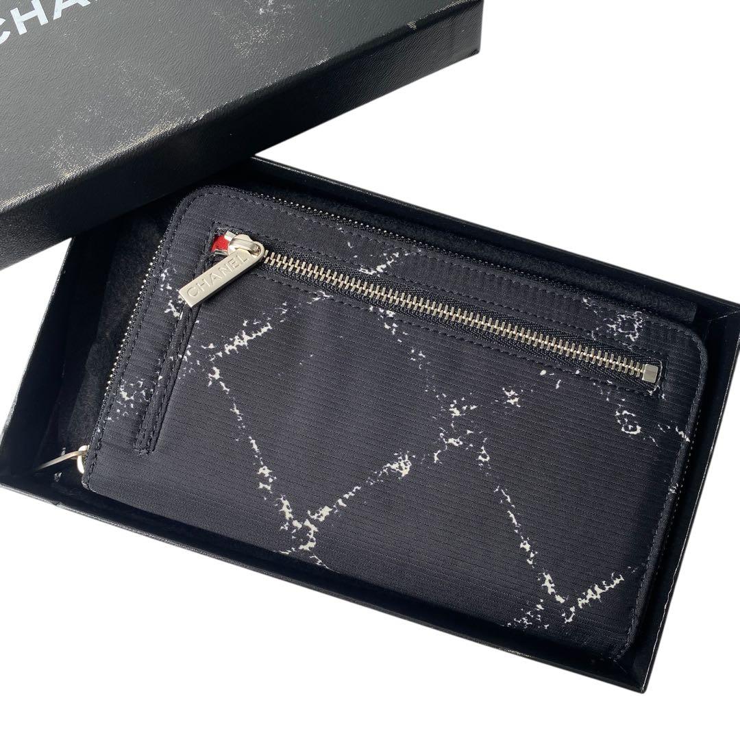Chanel Travel Line Zip Around Wallet No 5