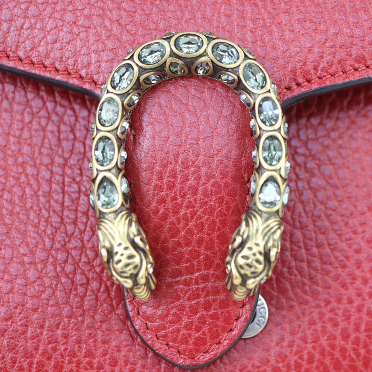 Gucci Dionysus Mini Leather Chain Wallet