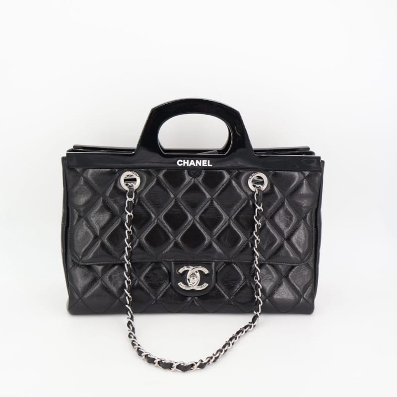 Chanel CC Delivery Vintage Calf 2-Way Handbag