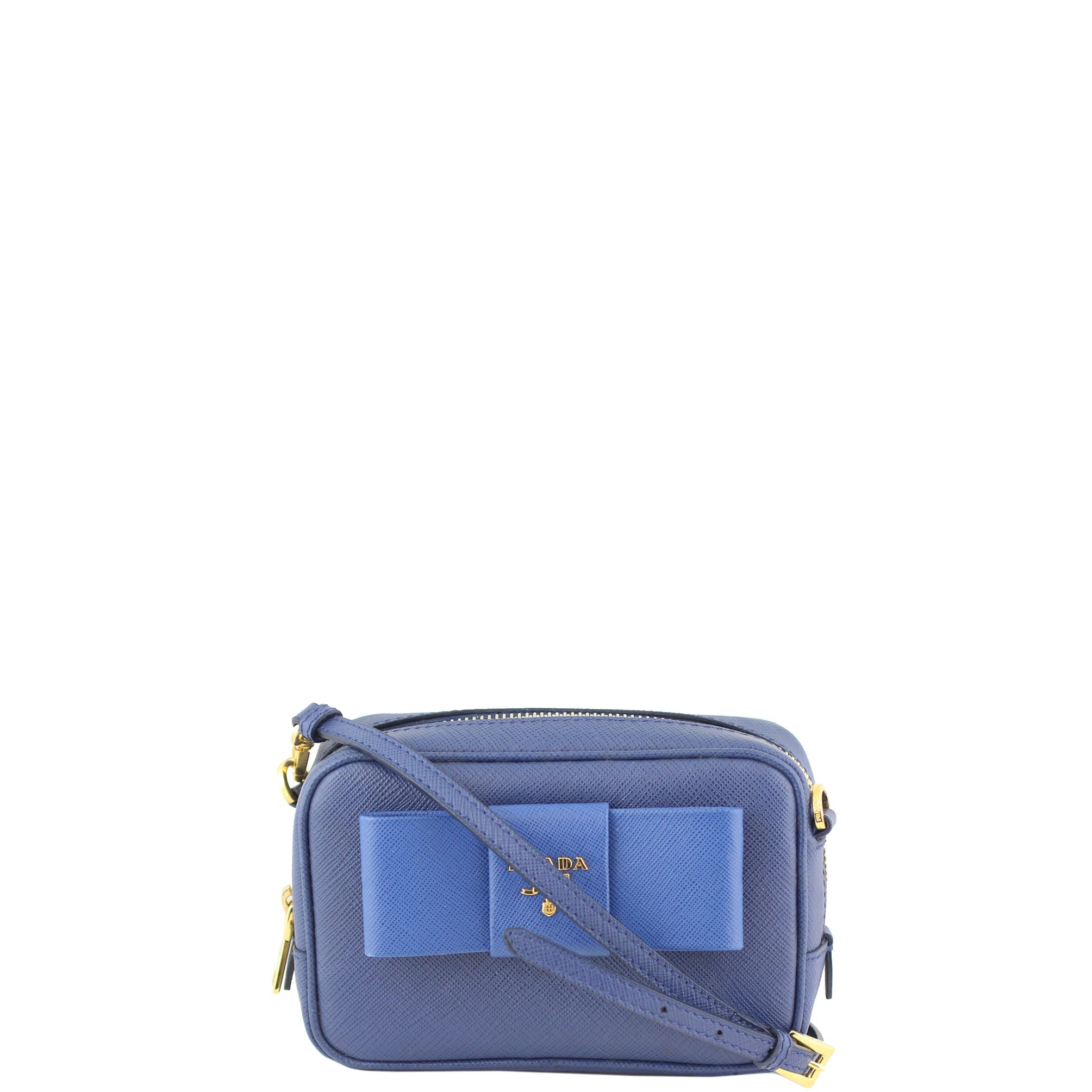 Prada Saffiano Fiocco Bow Crossbody