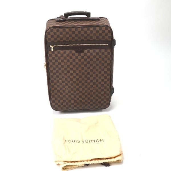 Louis Vuitton Damier Travel Bag with Casters Pegase 55 Carry-on Bag