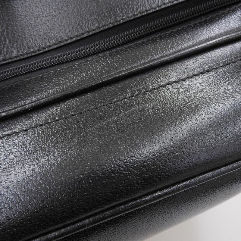 Gucci 90 S Vintage Item Leather 2-Way Shoulder Carry Travel Suit Case Bag