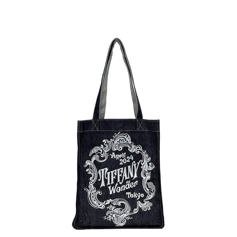 Tiffany & Co Tote Bag Navy Blue